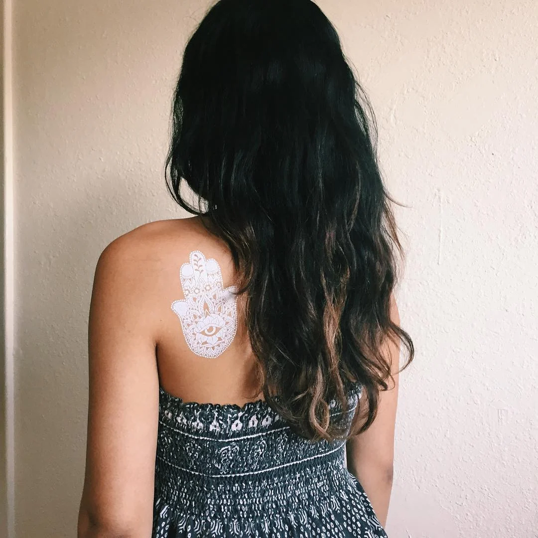 Hand Drawn ~ Special Edition White Tats by Christina Seng - Pure Tatts