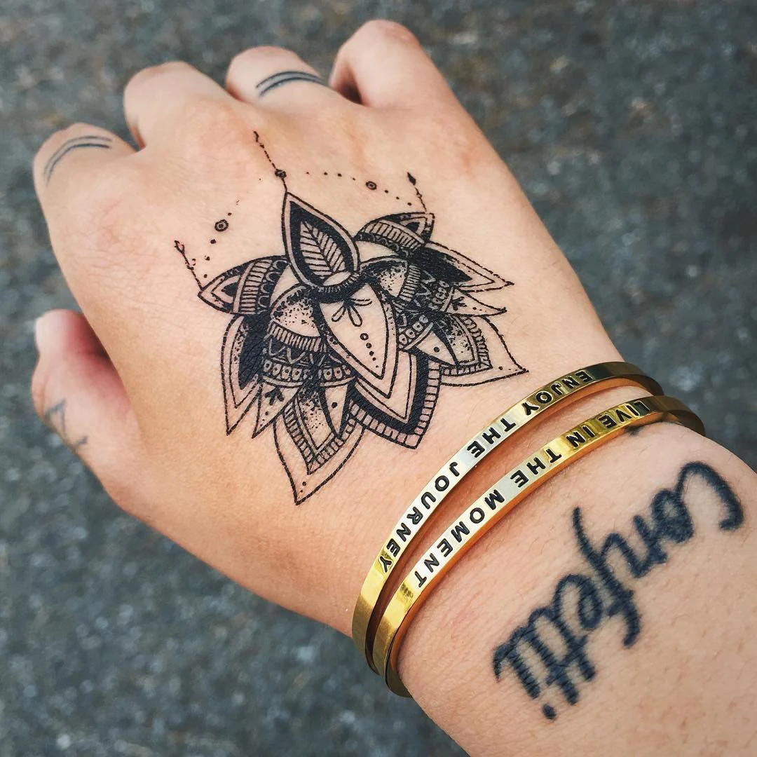 Hand Drawn ~ Special Edition Matte black Tats by Emily Deechaleune