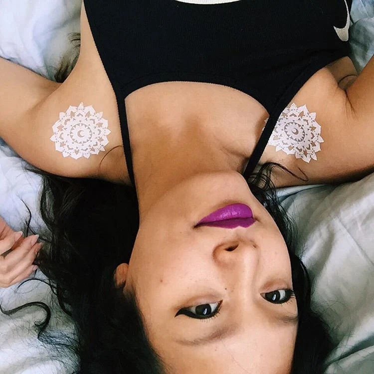 Hand Drawn ~ Special Edition White Tats by Christina Seng
