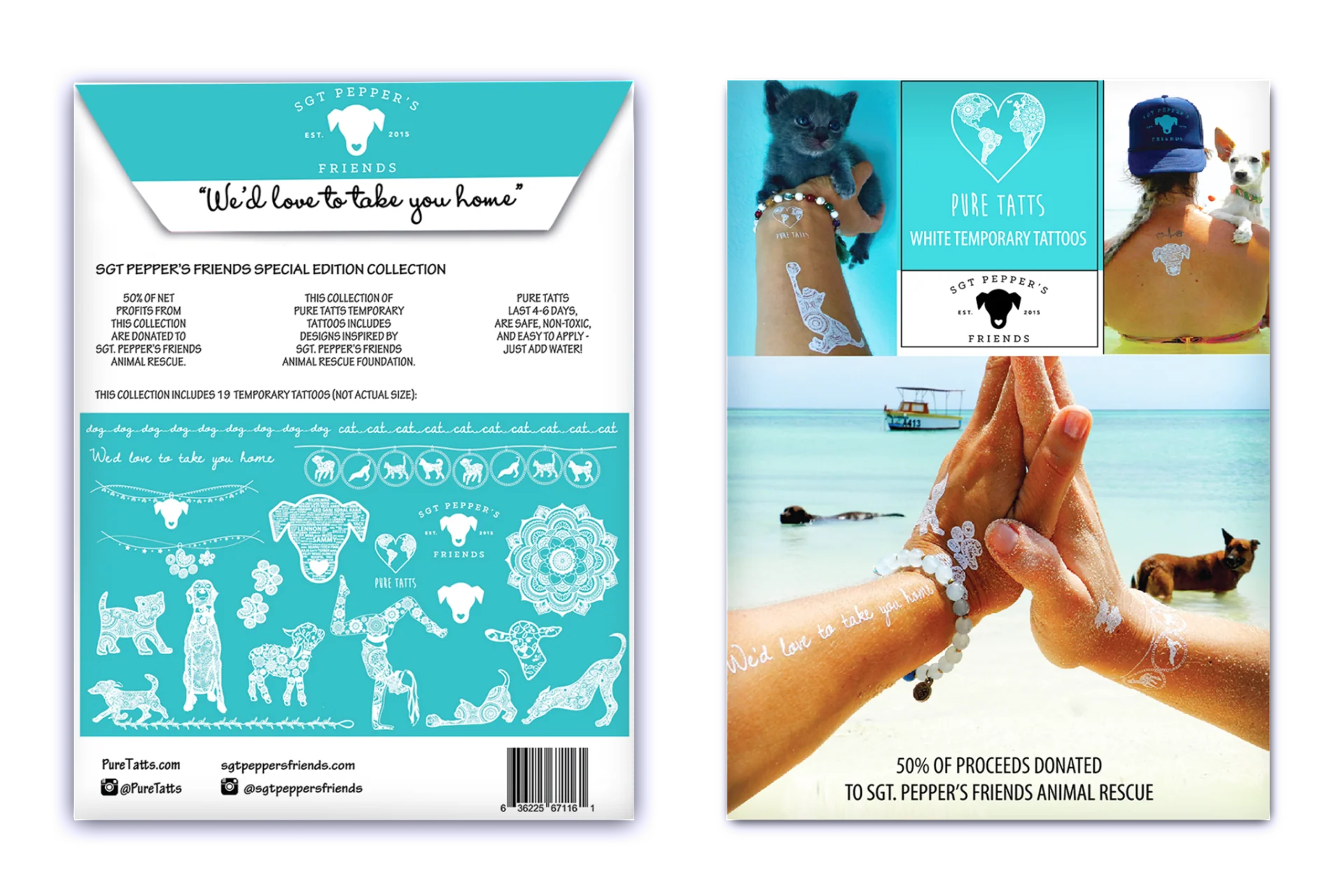 Animal rescue, Yoga Girl, Temporary Tattoos, White Tattoo, Tattoo
