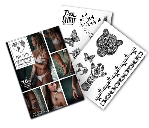 Free Spirit - New Black - Pure Tatts